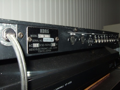 Korg SDD-2000 sampling digital delay